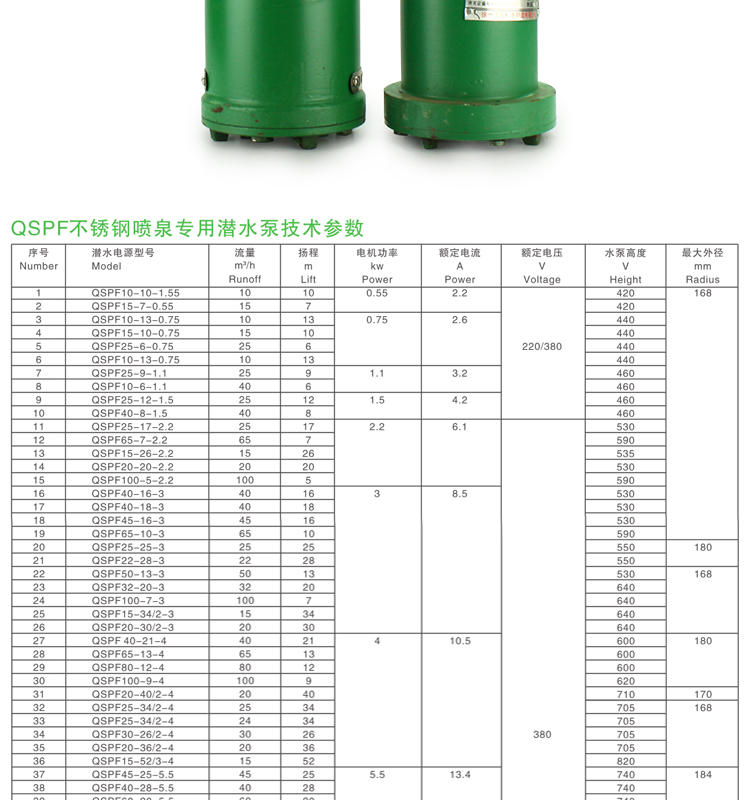 不锈钢专用喷泉水泵