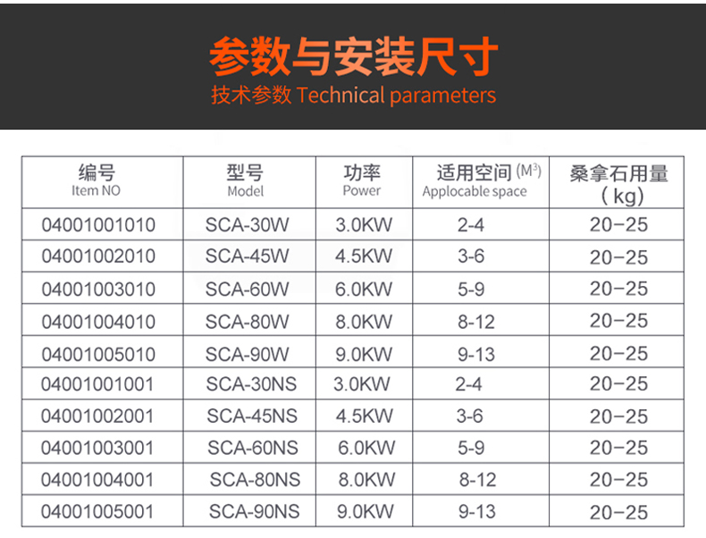 FANLAN不锈钢桑拿炉