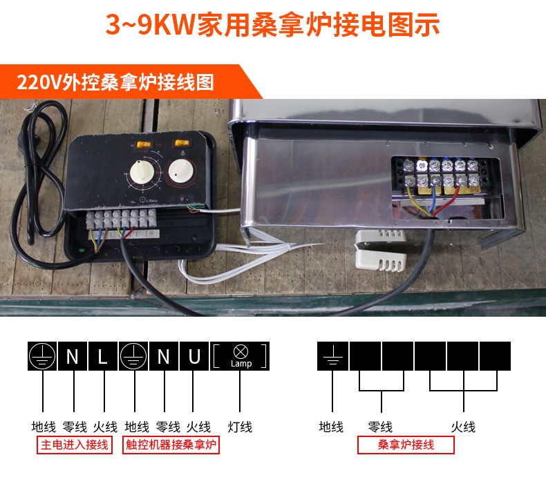 FANLAN不锈钢桑拿炉